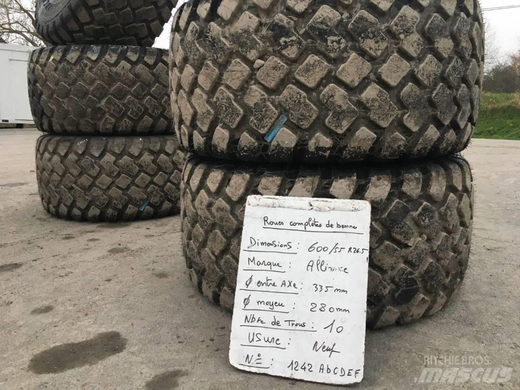 Alliance 600/55R26.5 Padangos, ratai ir ratlankiai
