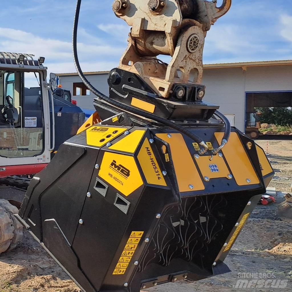 MB Crusher MB-HDS314 Komposto vartytuvai
