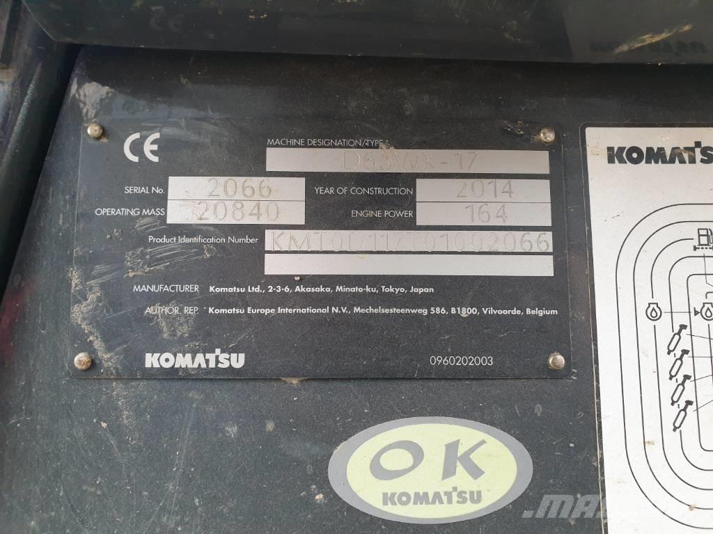 Komatsu D 65 WX-17 Vikšriniai buldozeriai