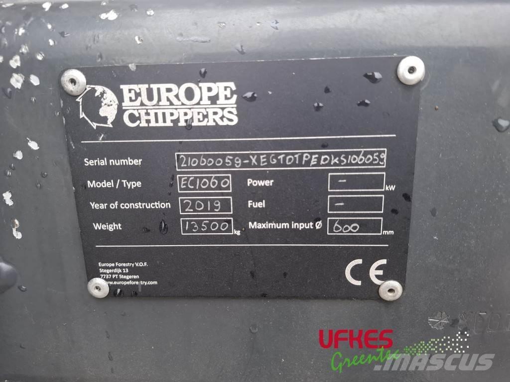  Europe EC 1060 Medienos smulkintuvai