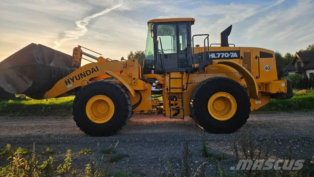 Hyundai HL 770-7 A Naudoti ratiniai krautuvai
