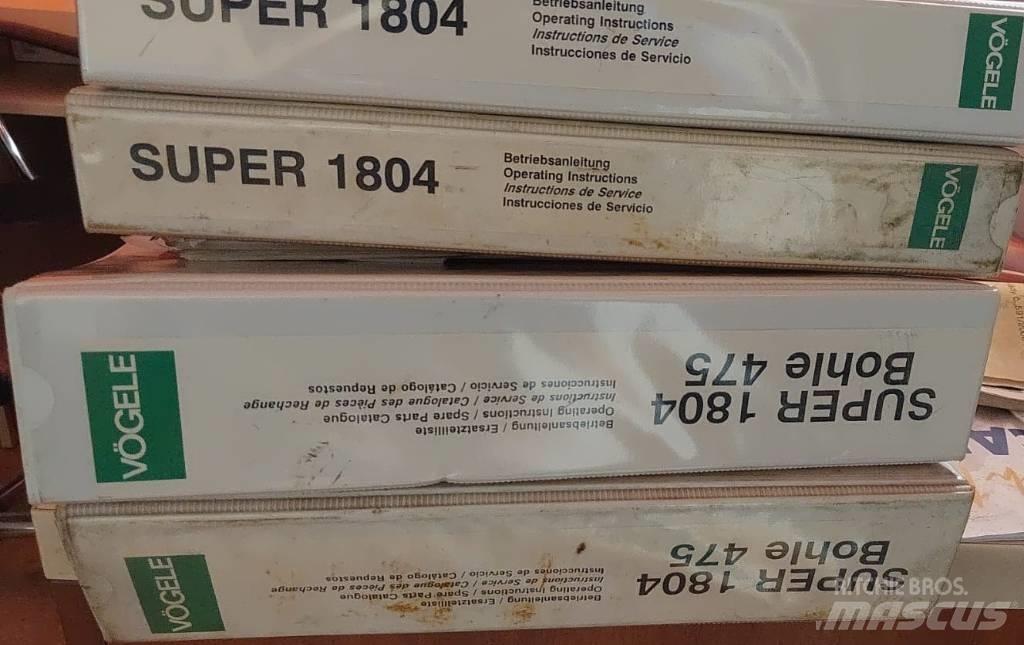 Vögele 1804 Asfalto klotuvai