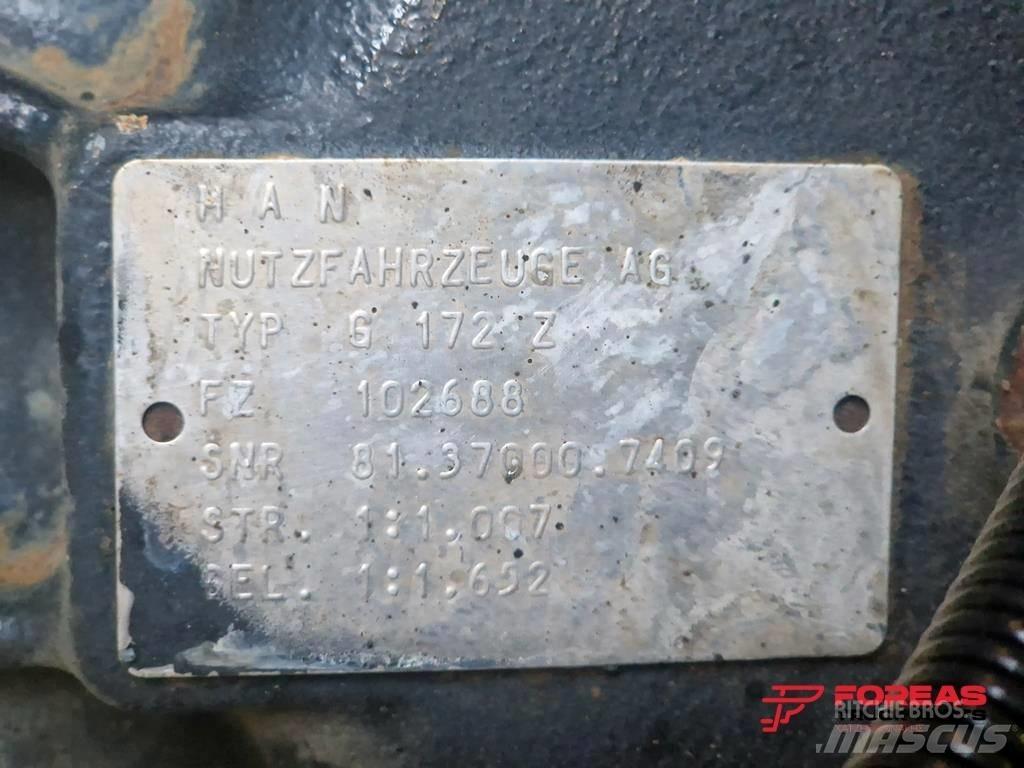 MAN G 172 Z - P.T.O Pavarų dėžės