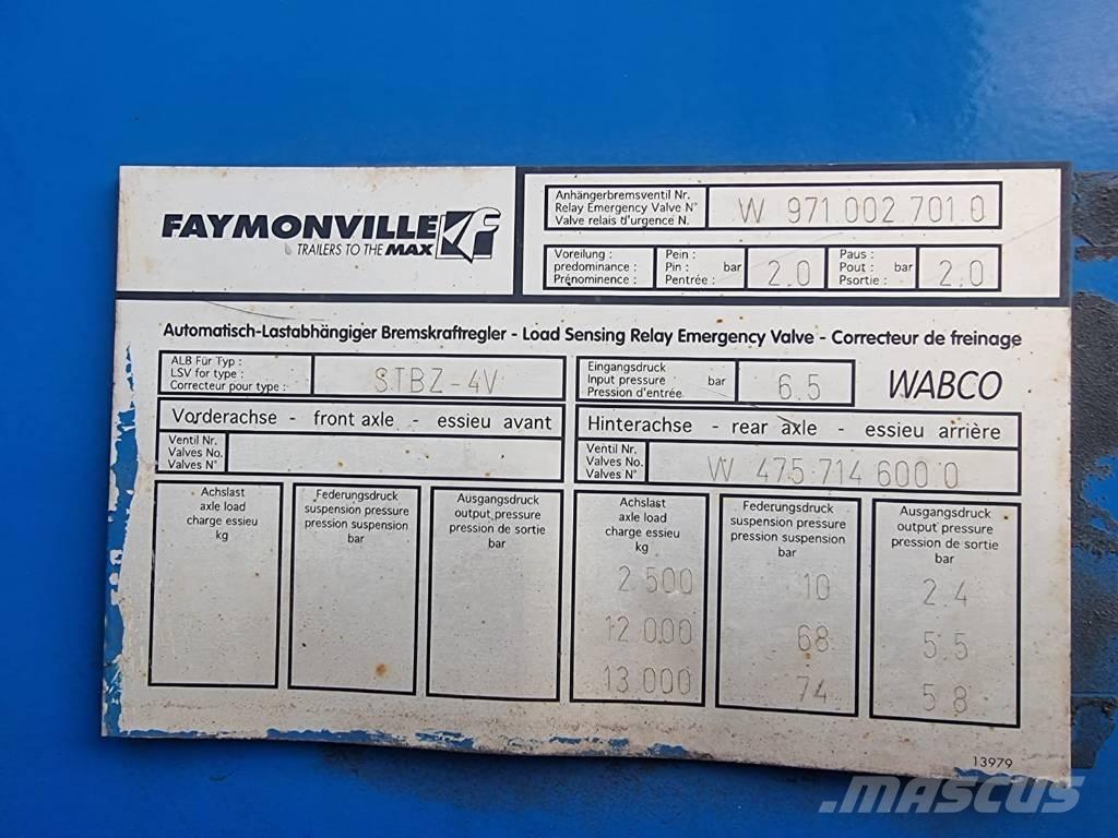 Faymonville STBZ-6VA Savivartės puspriekabės