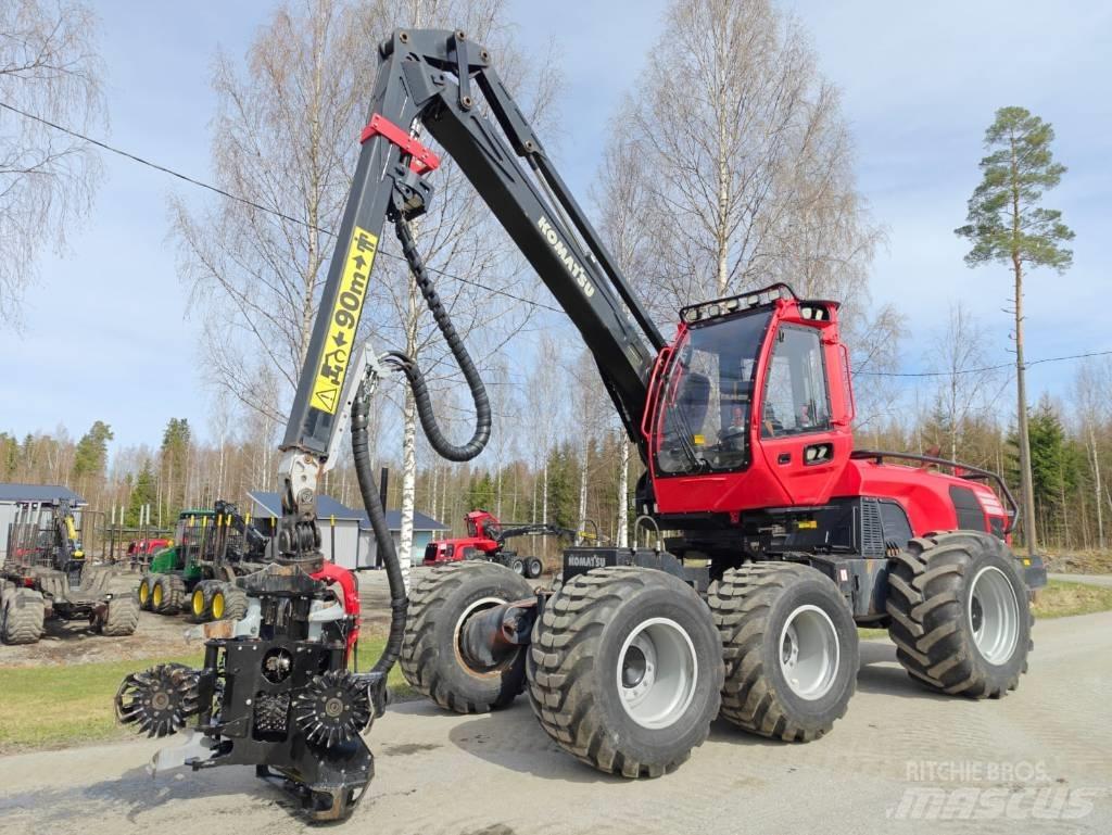 Komatsu 911 Miško technika (Harvesteriai)