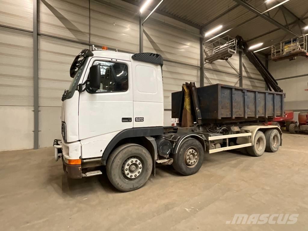 Volvo FH 16 520 8X4 Sunkvežimiai su keliamuoju kabliu
