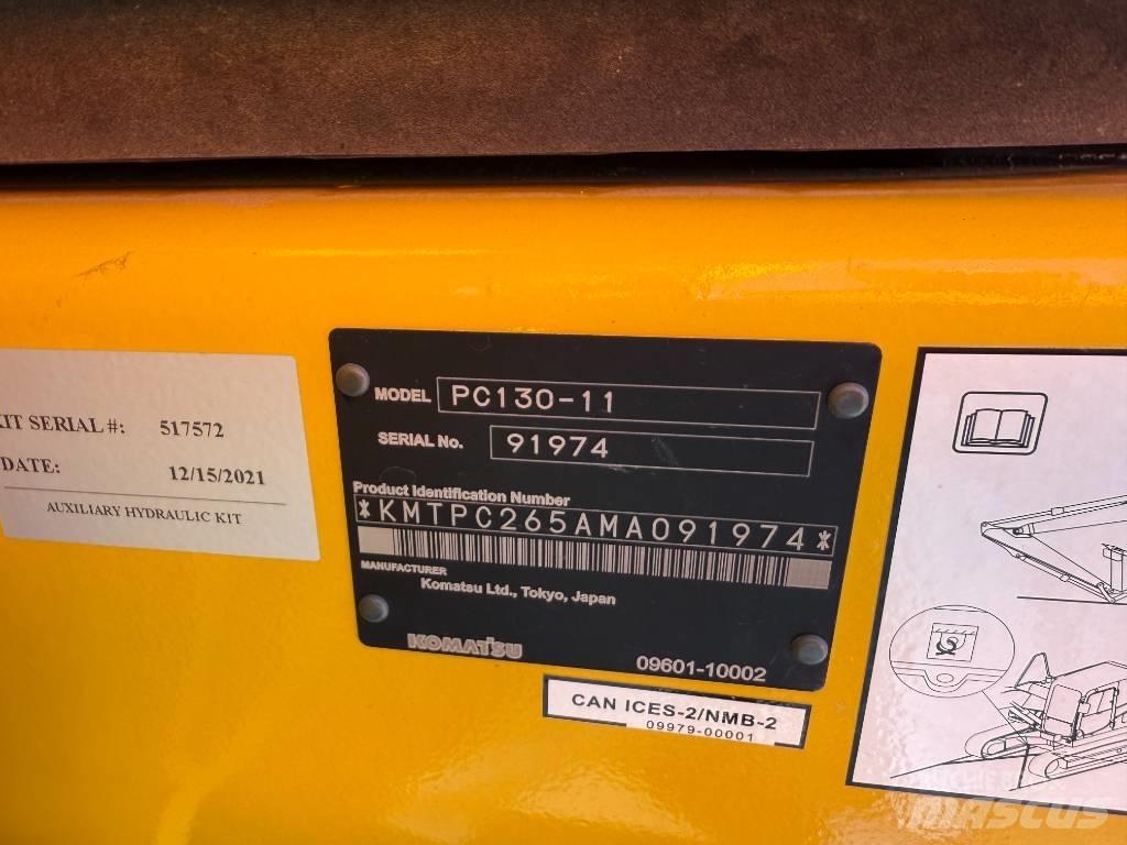 Komatsu PC130-11 Vikšriniai ekskavatoriai