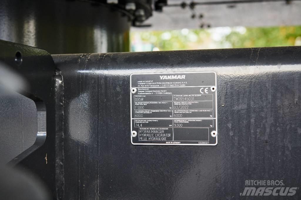 Yanmar B95W Ratiniai ekskavatoriai
