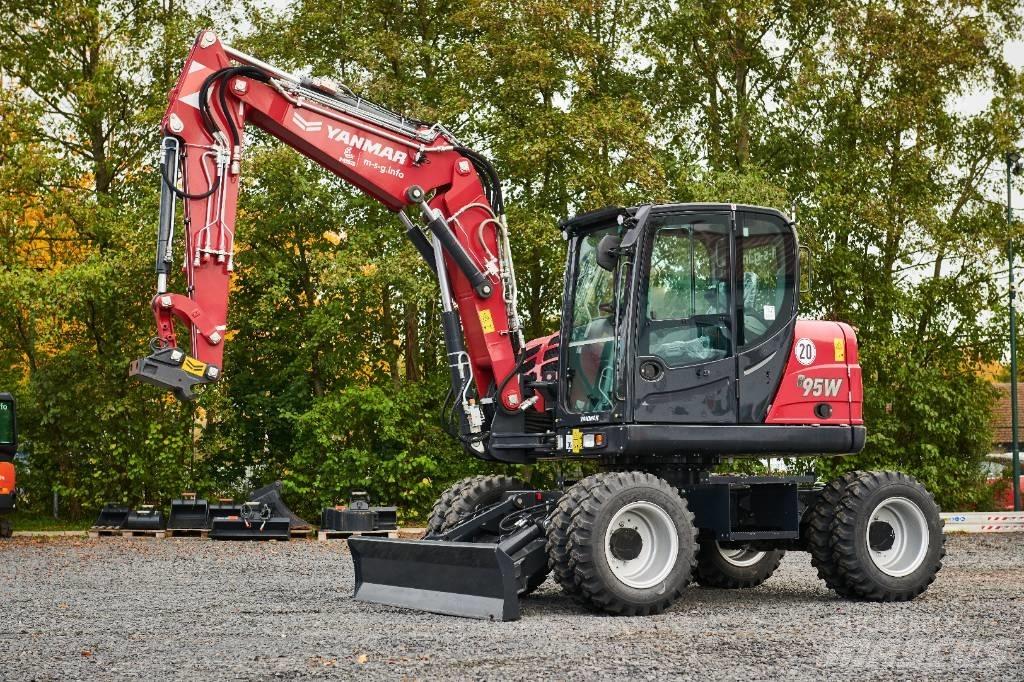 Yanmar B95W Ratiniai ekskavatoriai