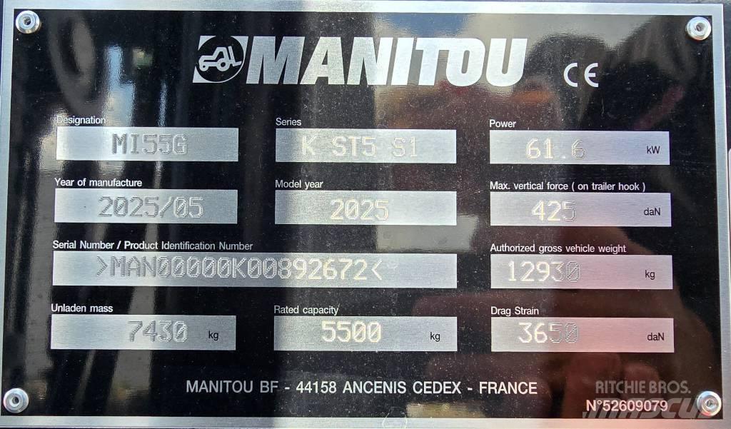 Manitou MI 55 G LPG (dujiniai) krautuvai