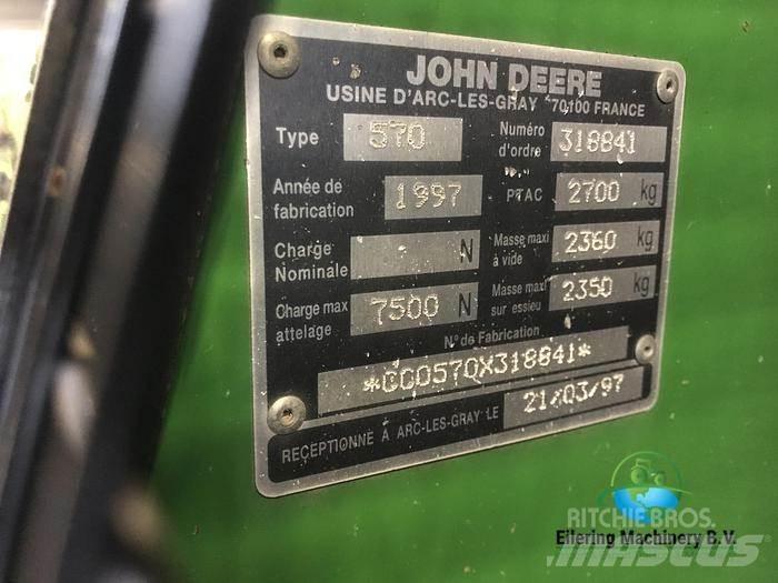 John Deere 570 Pašarų kombainai