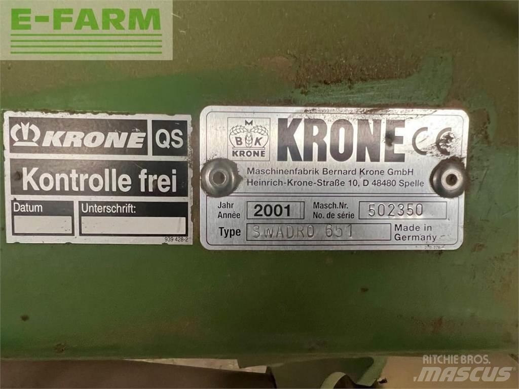 Krone Swadro 651 Pradalges formuojantys padargai