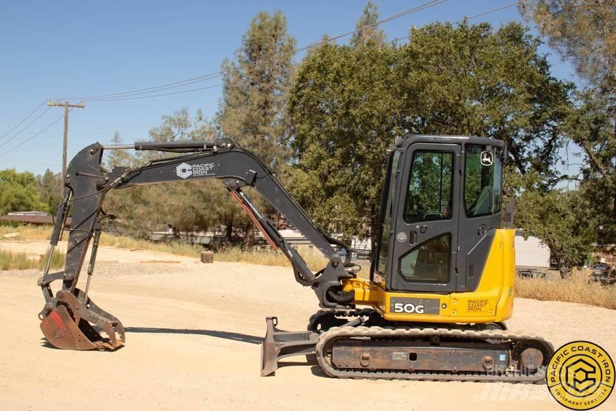 DEERE 50G Mini ekskavatoriai < 7 t
