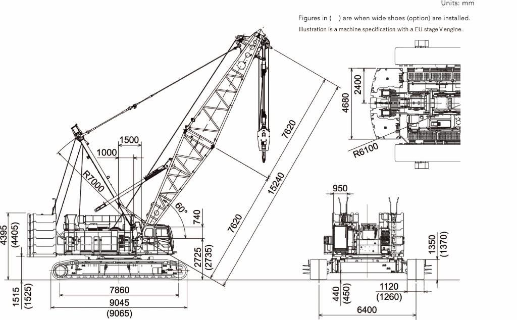 sumitomo SCX2800A-3 Vikšriniai kranai