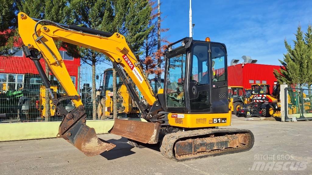 JCB 51 R-1 Mini ekskavatoriai < 7 t