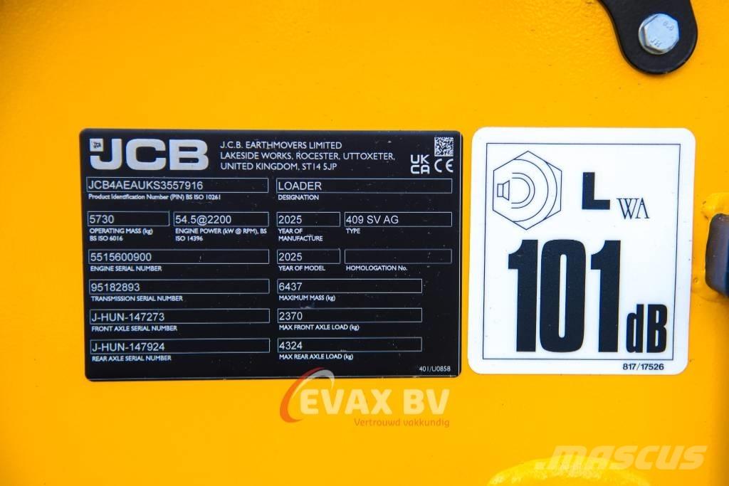 JCB 409 Naudoti ratiniai krautuvai