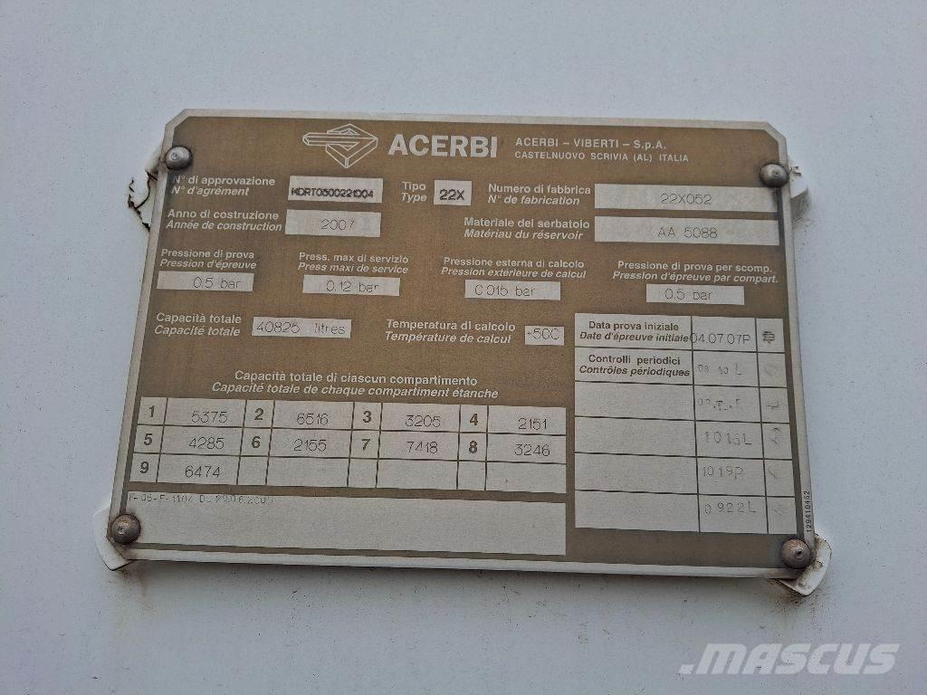 Acerbi ASO64003SP Cisternos puspriekabės