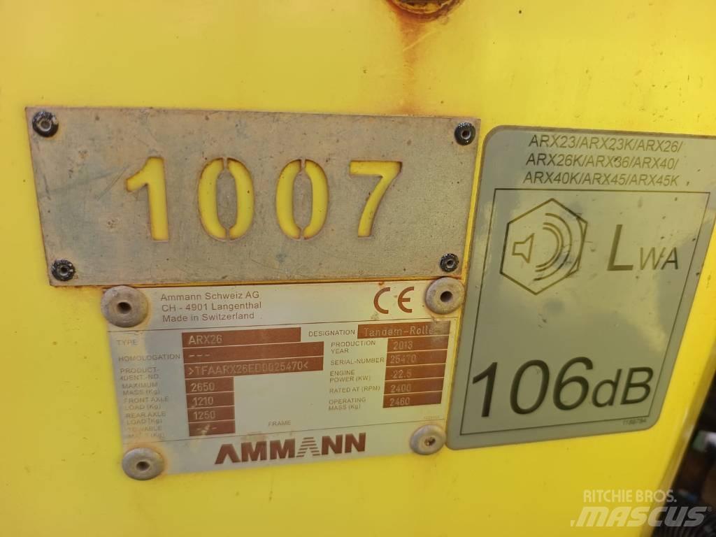 Ammann ARX 26 Porinių būgnų volai