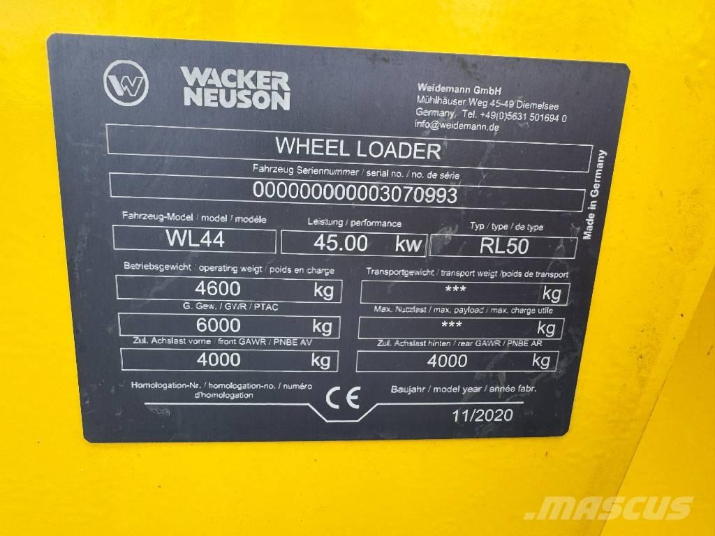 Wacker Neuson WL44 Naudoti ratiniai krautuvai