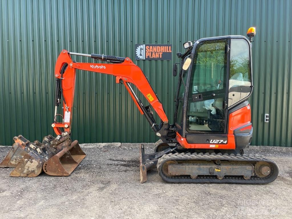 Kubota U 27-4 Mini ekskavatoriai < 7 t