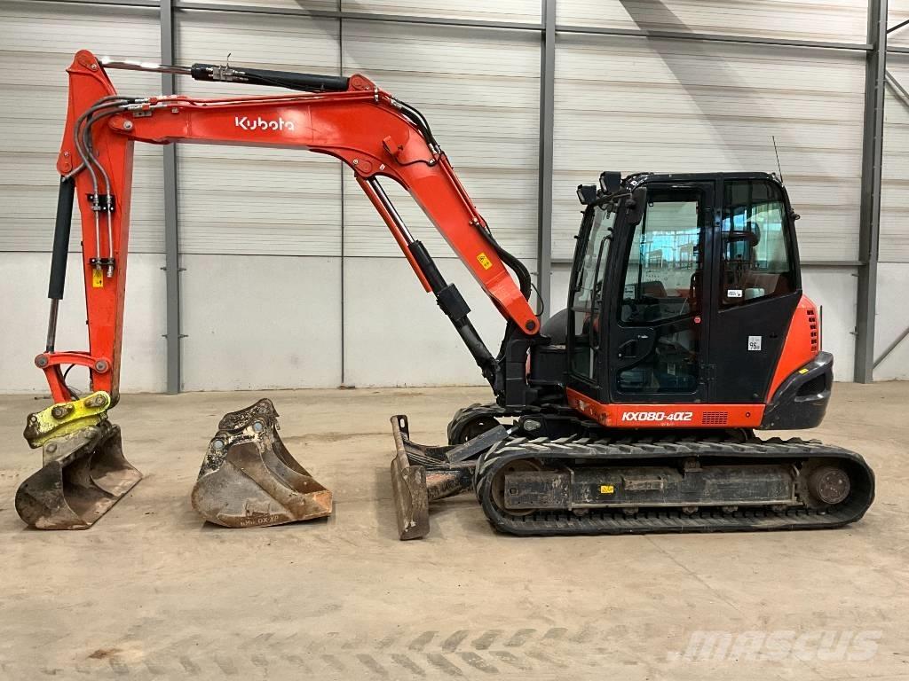 Kubota KX 080-4 A 2 Vidutinės galios ekskavatoriai 7-12 t