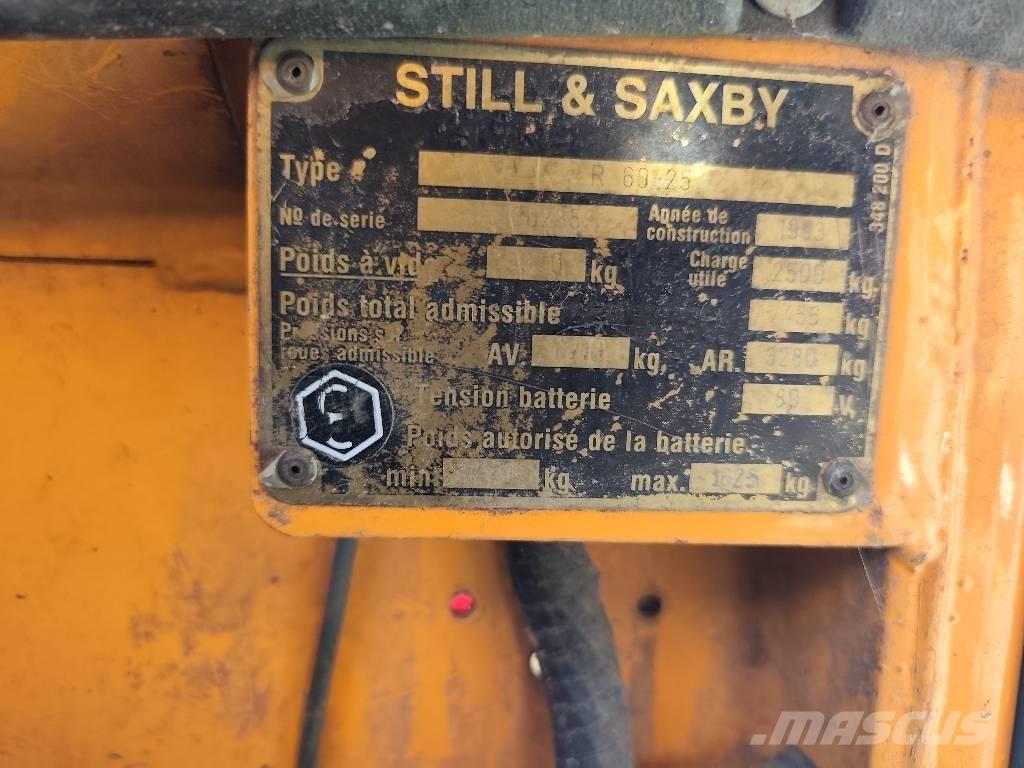 Still R 60-25 Elektriniai šakiniai krautuvai