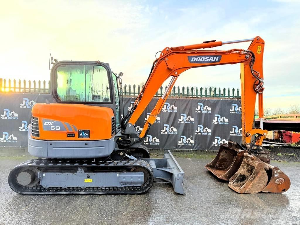 Doosan DX 63-3 Vikšriniai ekskavatoriai