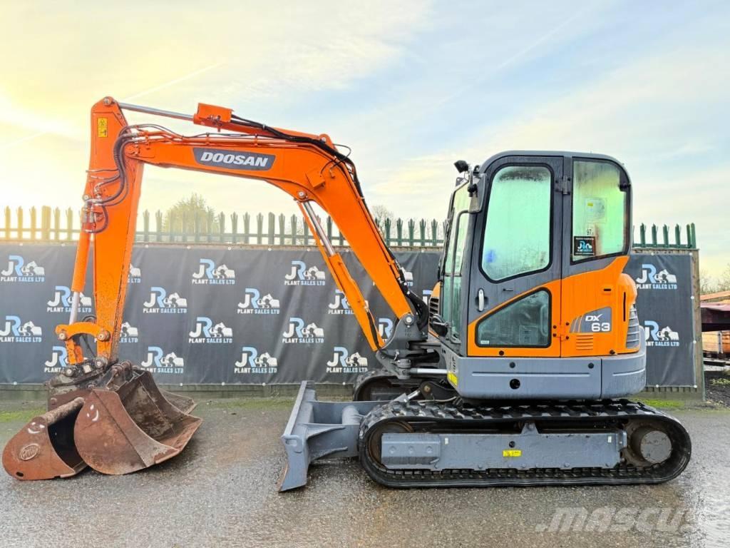 Doosan DX 63-3 Vikšriniai ekskavatoriai
