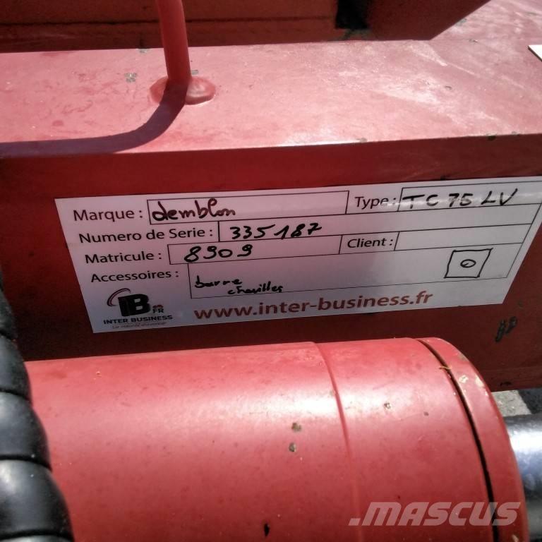 Demblon TC 75 LV Apverčiamieji plūgai