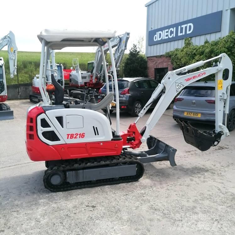 Takeuchi TB216 Mini ekskavatoriai < 7 t