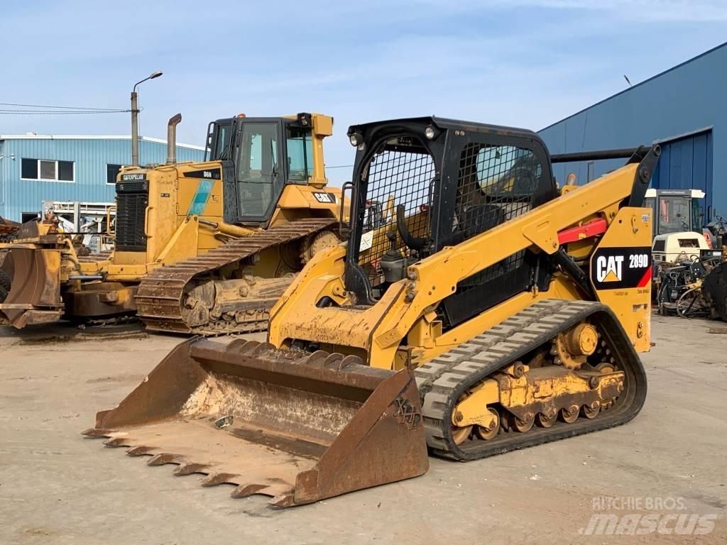 CAT 289 D Krautuvai su šoniniu pasukimu