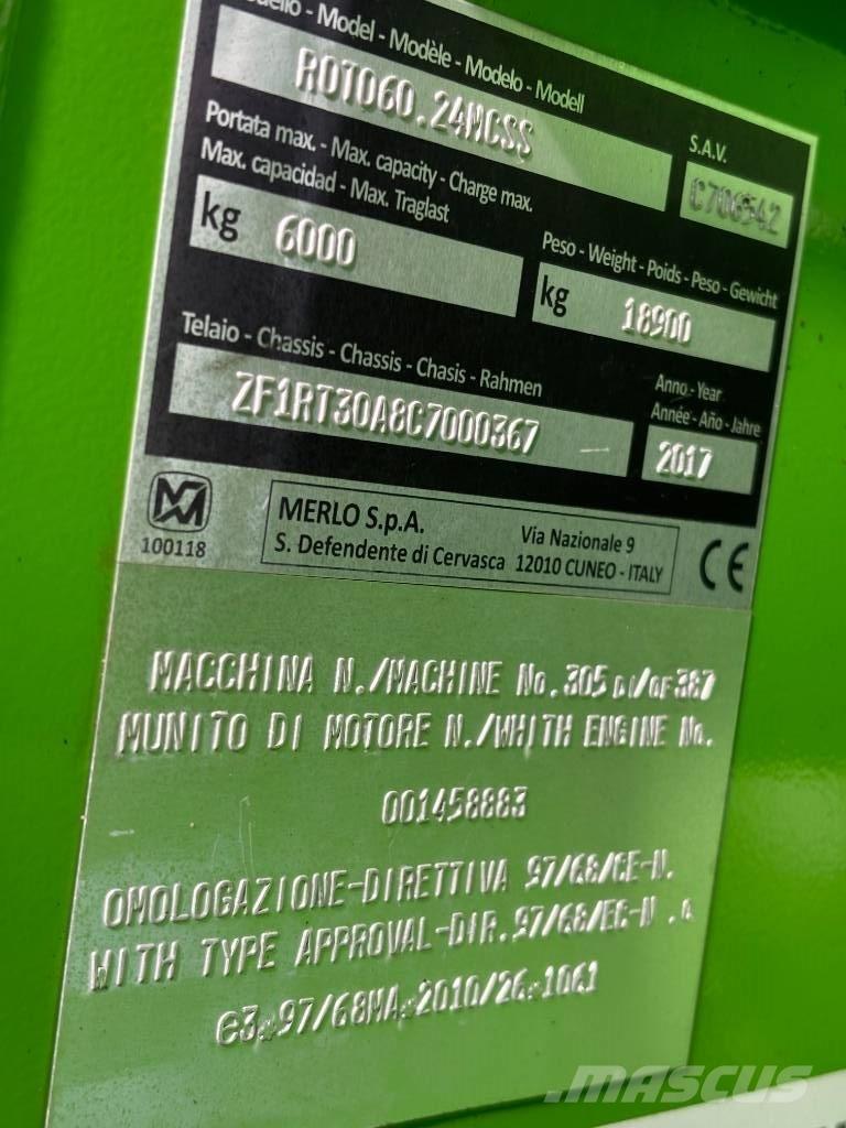 Merlo Roto 60.24 Teleskopiniai krautuvai