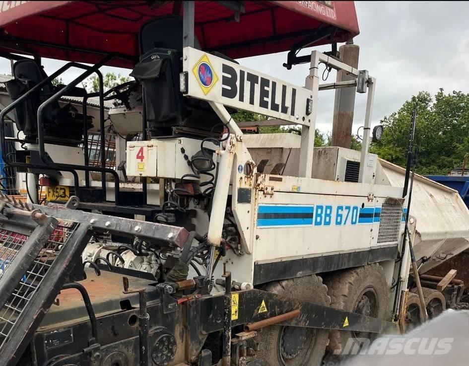 Bitelli BB 670 Asfalto klotuvai