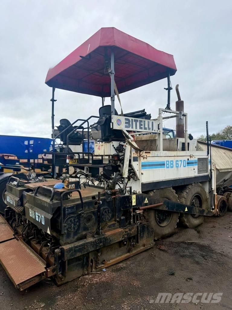 Bitelli BB 670 Asfalto klotuvai