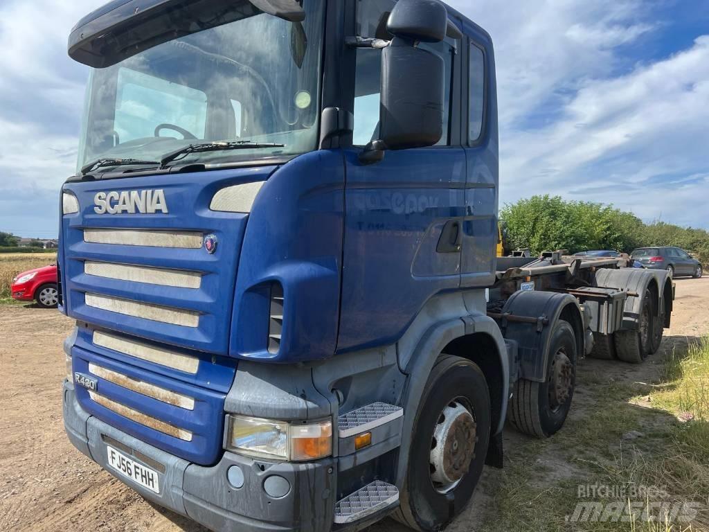 Scania R420 Sunkvežimiai su keliamuoju kabliu