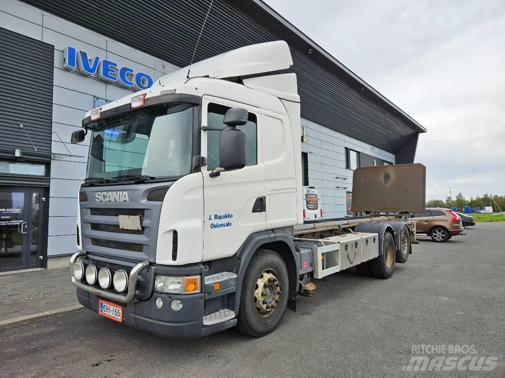 Scania G420 6x2*4 Konteinerių nuožulnaus pakėlimo ant platformos krautuvai