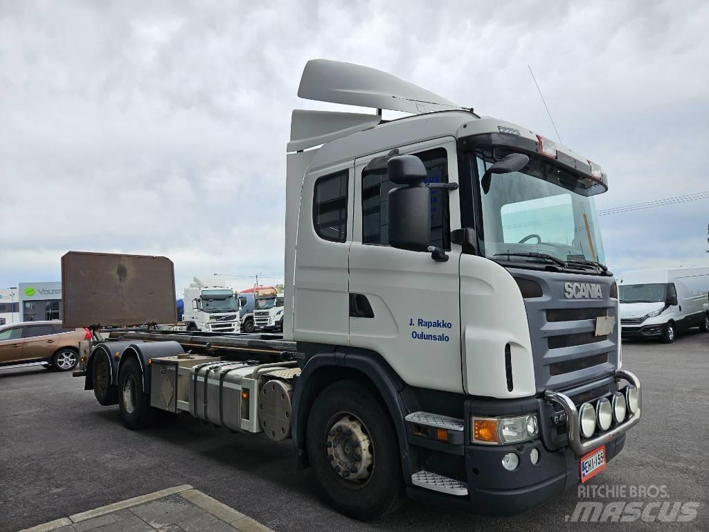 Scania G420 6x2*4 Konteinerių nuožulnaus pakėlimo ant platformos krautuvai