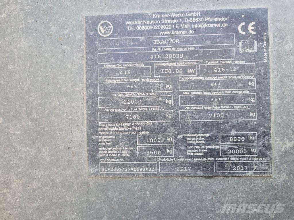 Kramer KT 447 Teleskopiniai krautuvai