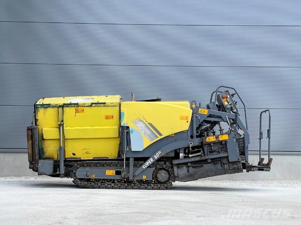 Vögele Super 800 Asfalto klotuvai