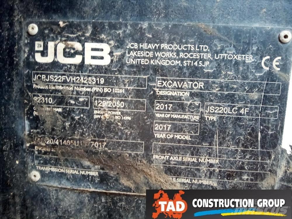 JCB JS 220 LC Vikšriniai ekskavatoriai