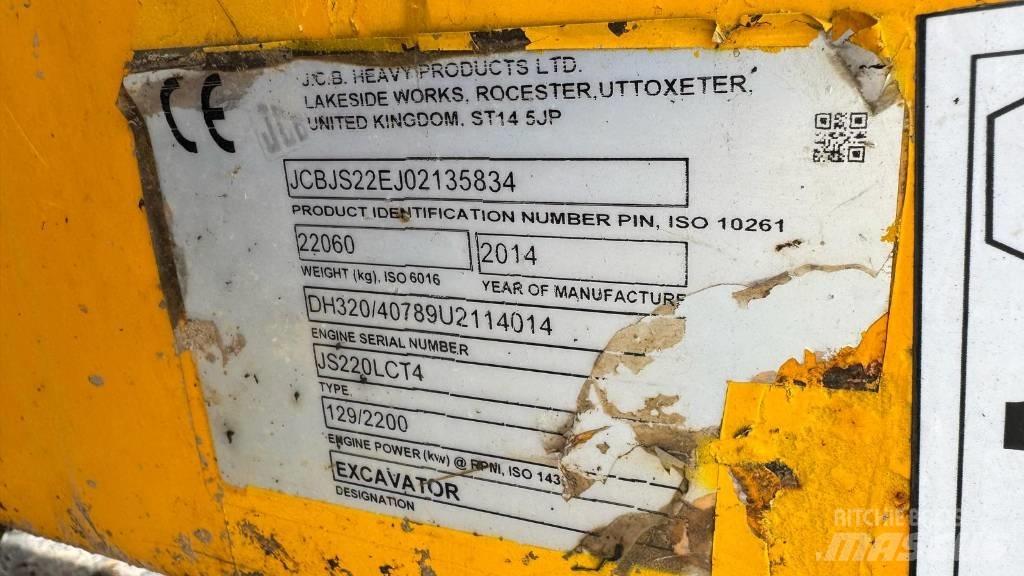 JCB JS 220 LC Vikšriniai ekskavatoriai