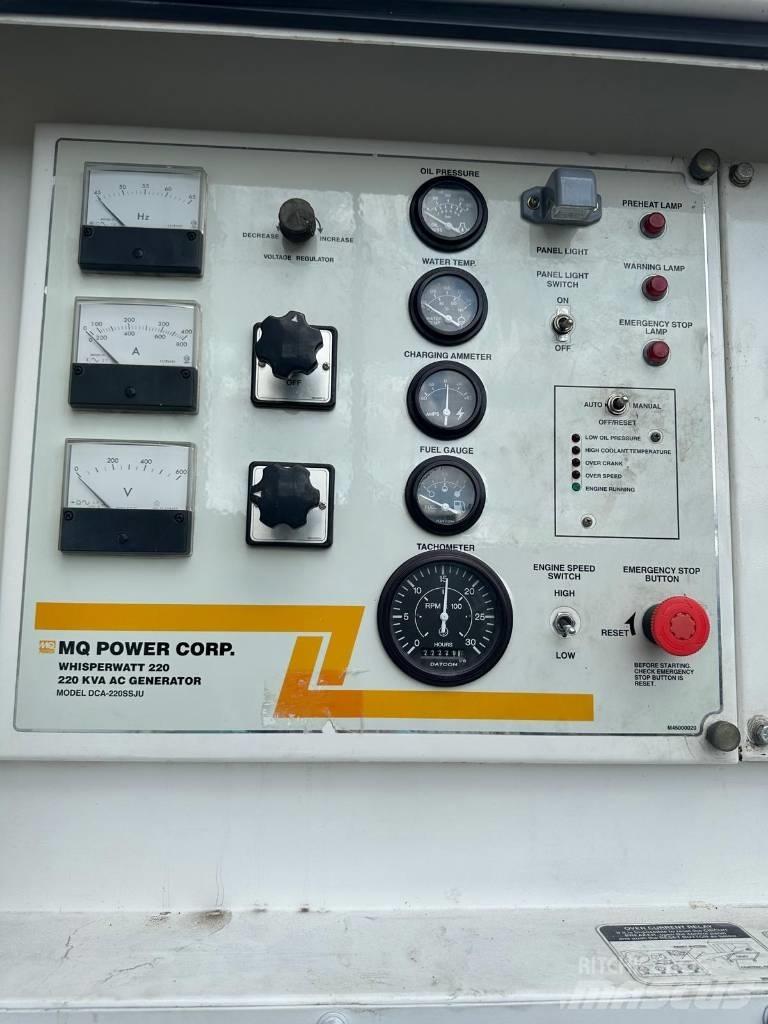 MultiQuip DCA220SSJU Dyzeliniai generatoriai