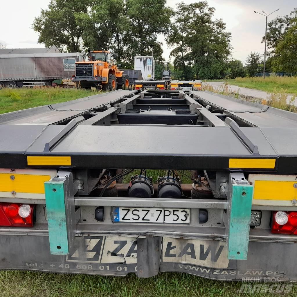 Zaslaw D-659-K2-BNB Konteinerių priekabos