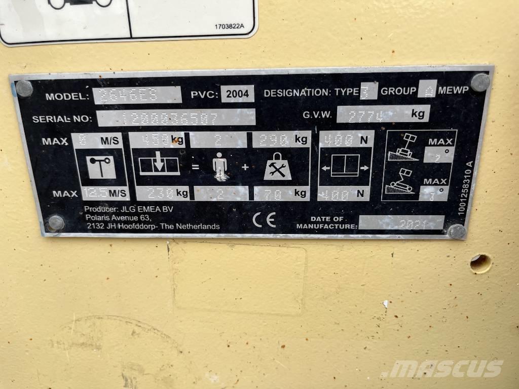 JLG 2646 ES Žirkliniai keltuvai