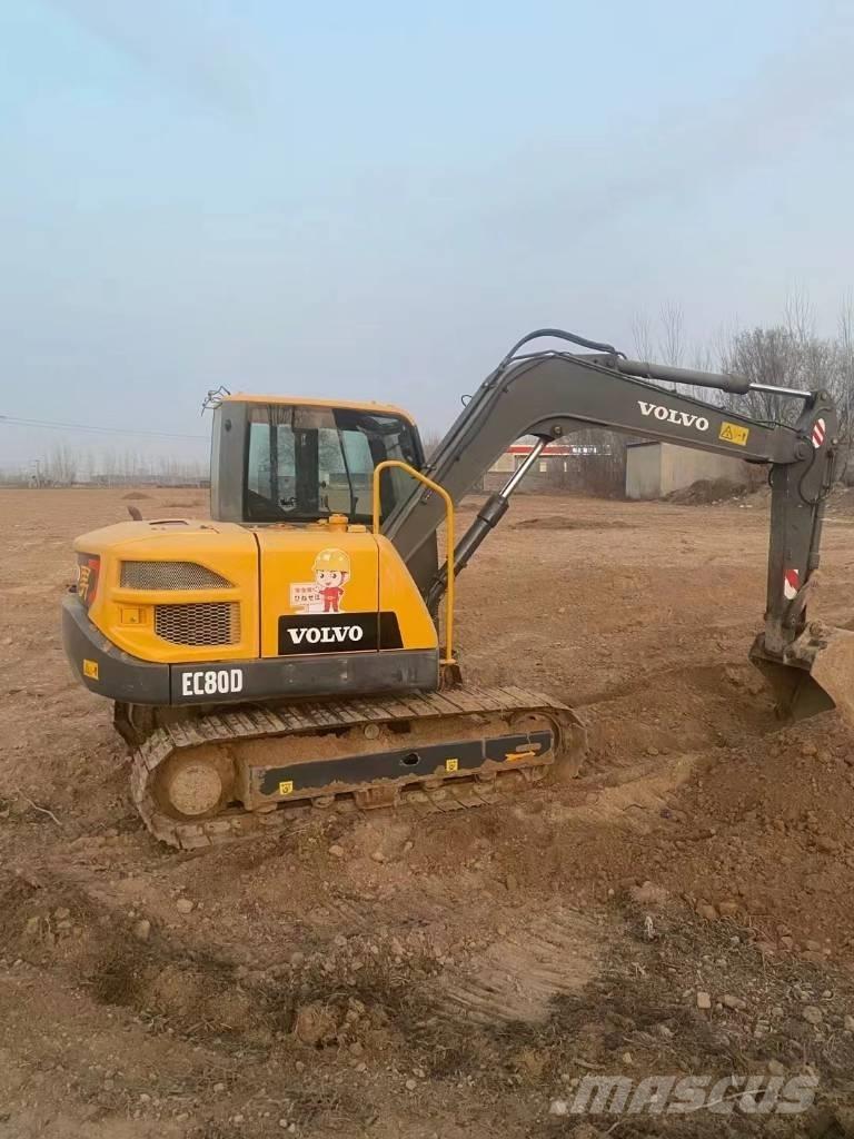 Volvo EC80D Vidutinės galios ekskavatoriai 7-12 t