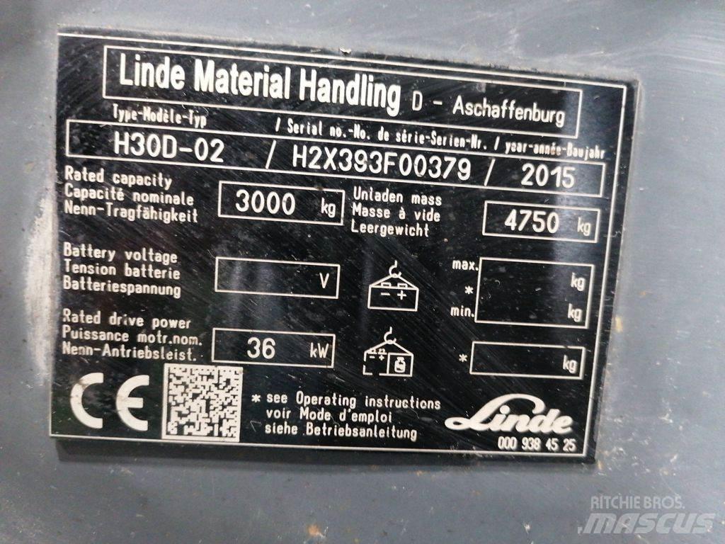 Linde H30D-02 Dyzeliniai krautuvai