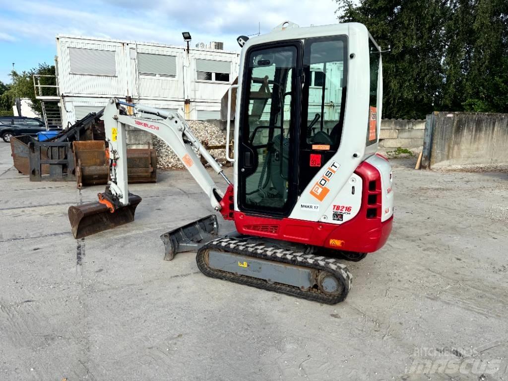 Takeuchi TB 216 Mini ekskavatoriai < 7 t