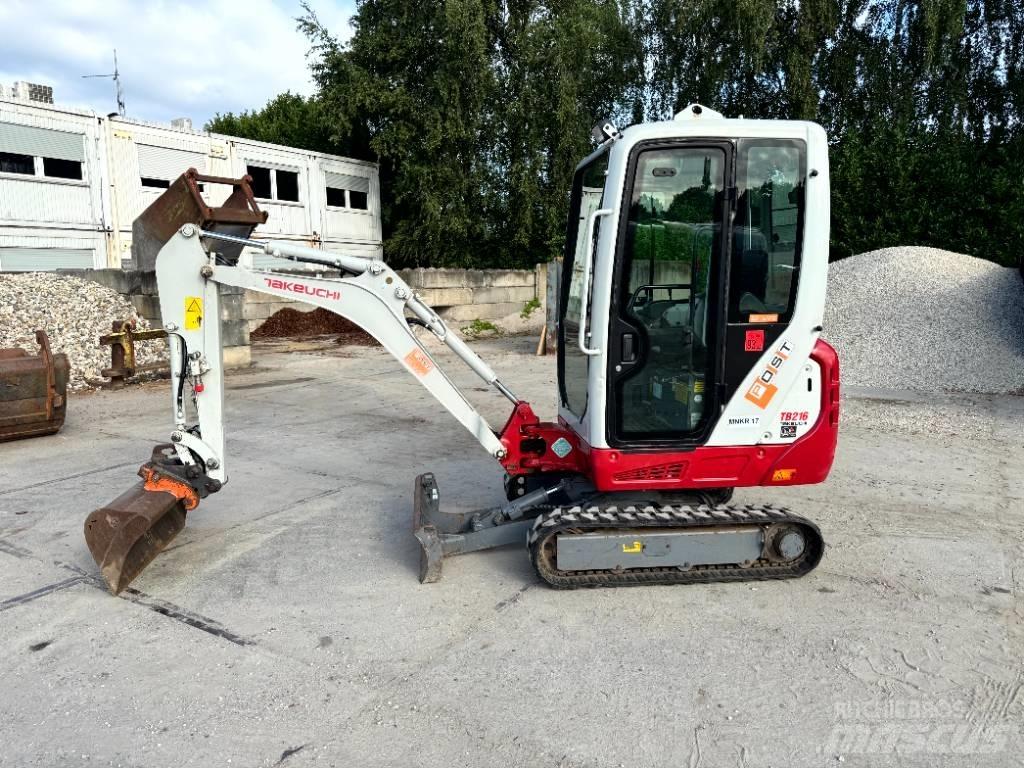 Takeuchi TB 216 Mini ekskavatoriai < 7 t