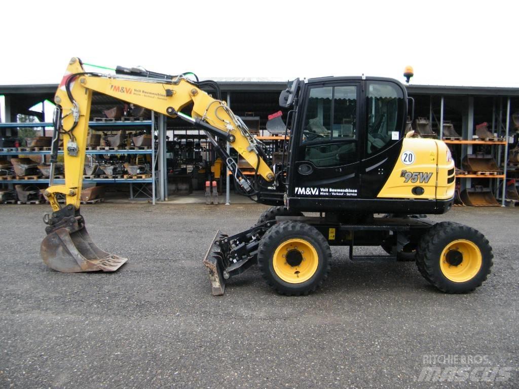 Yanmar B95W Ratiniai ekskavatoriai
