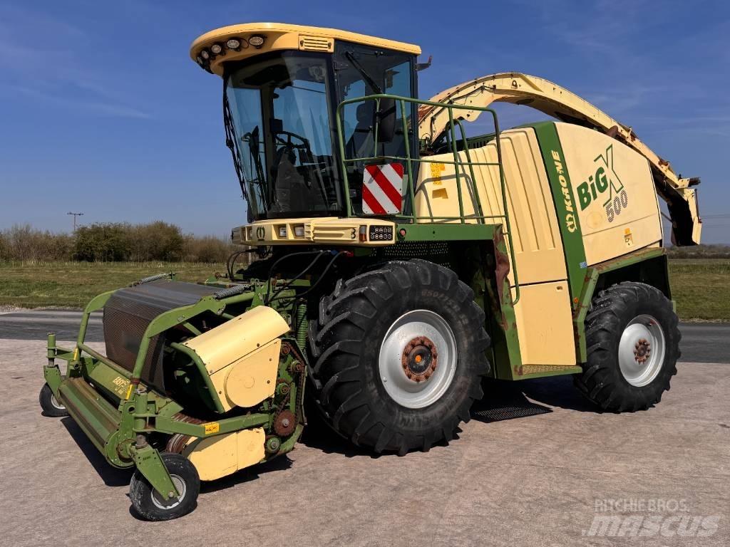 Krone Big X 500 Pašarų ruošimo technika